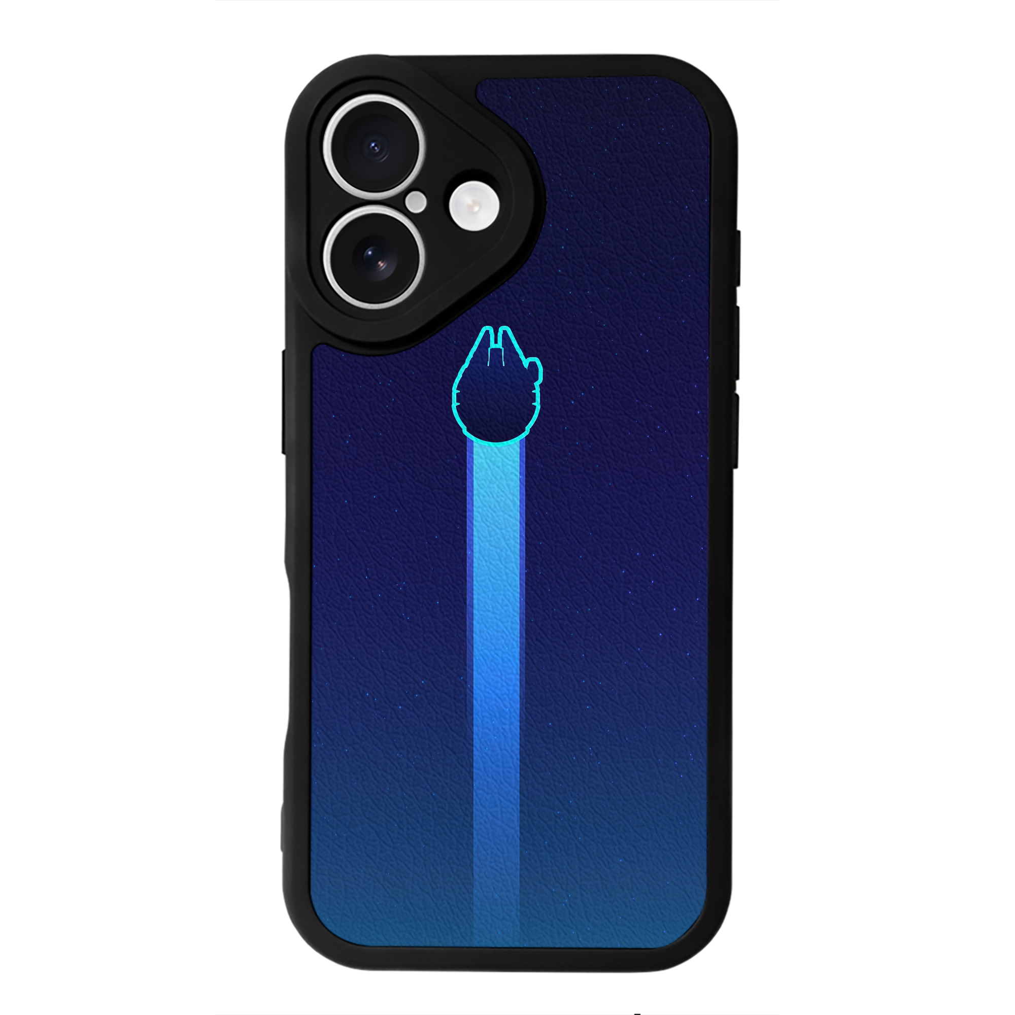 （画像用） スター・ウォーズ Star Wars 【iPhone 16シリーズ対応】シリコンスマホケース（レザー調） 材質：シリコン